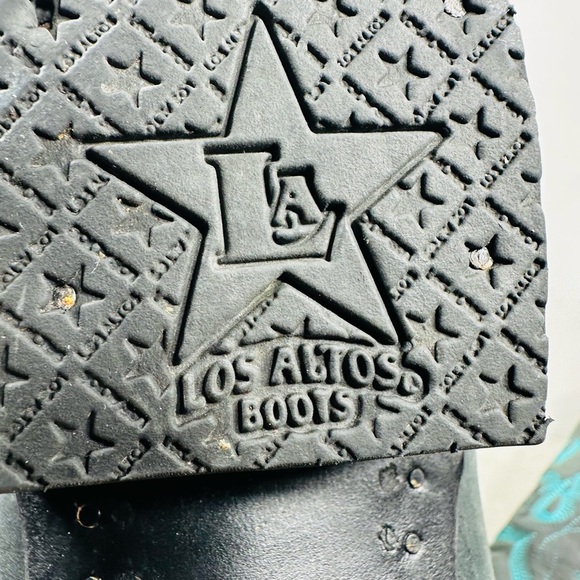 Los Altos Lizard Cowboy Boot 10 M Western Southwestern - Picture 6 of 7